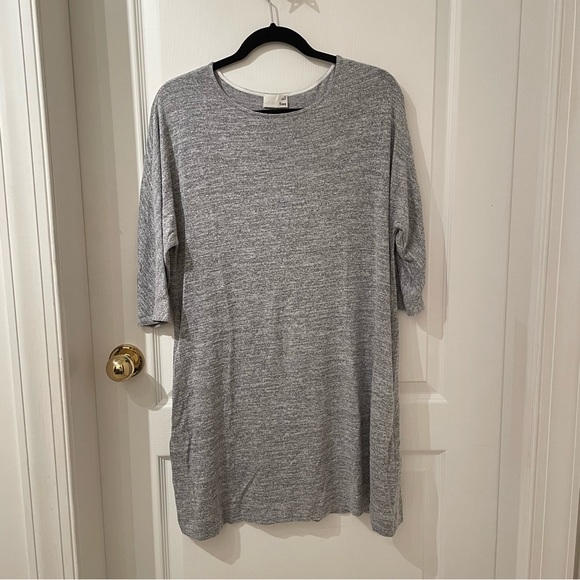 Wilfred Free Grey T-shirt Dress with Pockets XS - Picture 1 of 4